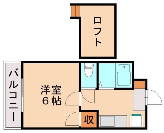 折尾駅 徒歩9分 2階の物件間取画像